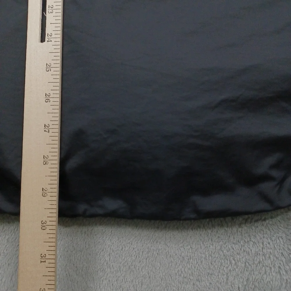 Banana Republic Vest Mens Large Black Down Pockets Preppy Full‎ Zip